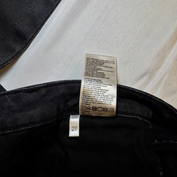 L'AGENCE Marguerite High-Rise Skinny Jeans Women’s Size 27 Dark Stretch Denim - Picture 15 of 16